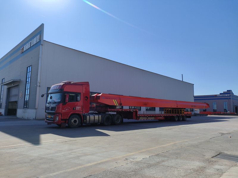 電動(dòng)單梁起重機(jī)  2臺(tái) LD3t—26.85m 制作完成，發(fā)往江蘇交付客戶使用