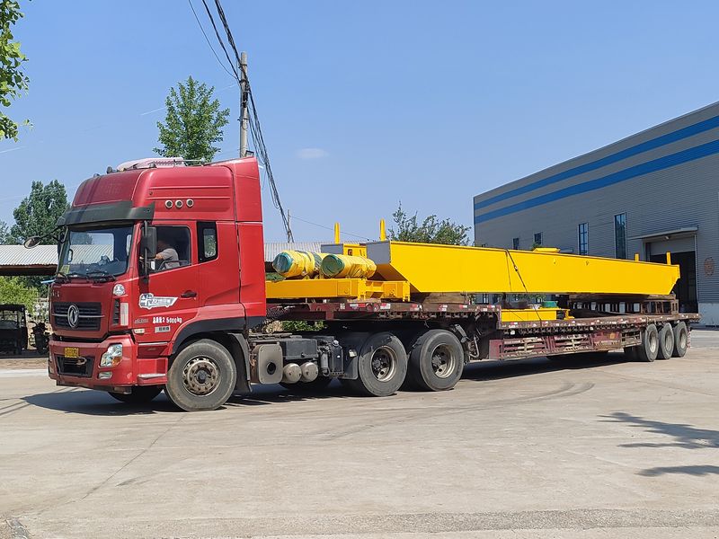 電動葫蘆橋式起重機  LH16/5t-16.4m 制作完成，發(fā)往湖南交付客戶使用。